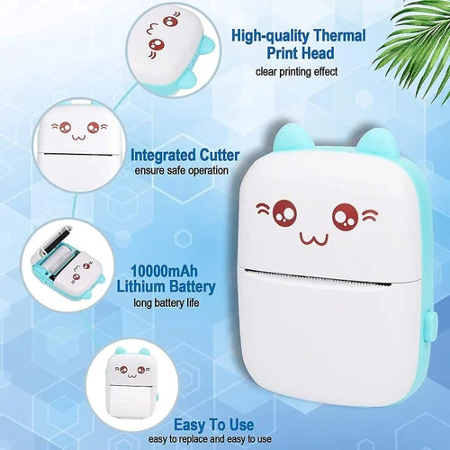 Mini Printer Wireless Bluetooth Printer